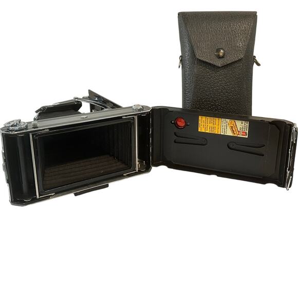 Kodak Vintage 1930s Six-16 Octagonal Art Deco Folding Camera 126mm F 6.3 Lens - Picture 9 of 11
